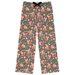 Fox Trail Floral Womens Pajama Pants - L