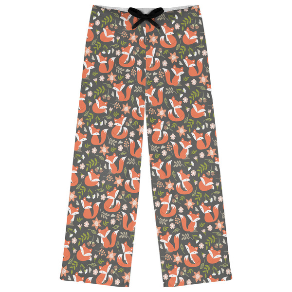 Custom Fox Trail Floral Womens Pajama Pants - S