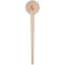 Fox Trail Floral Wooden 4" Food Pick - Round - Single Pick