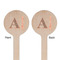 Fox Trail Floral Wooden 6" Stir Stick - Round - Double Sided - Front & Back