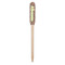Fox Trail Floral Wooden Food Pick - Paddle - Single Pick
