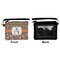 Fox Trail Floral Wristlet ID Cases - Front & Back