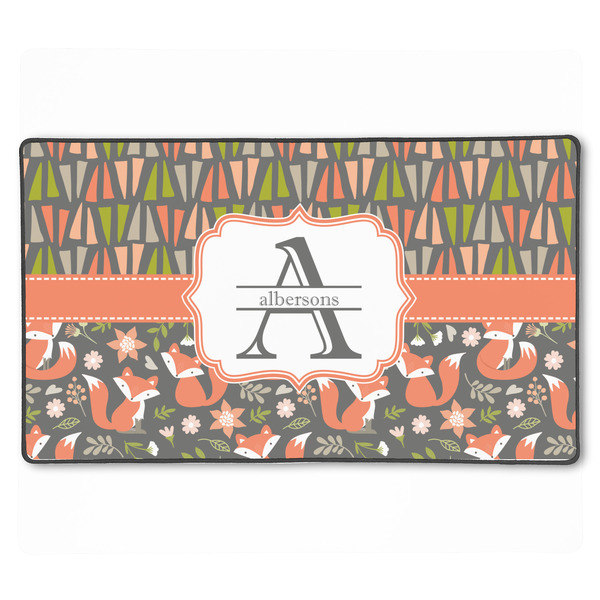 Fox Trail Floral XXL Gaming Mouse Pads - 24" x 14" - APPROVAL