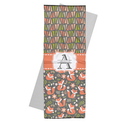Fox Trail Floral Yoga Mat Towel (Personalized)