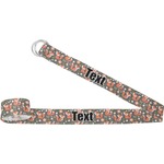 Fox Trail Floral Yoga Strap (Personalized)