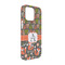 Fox Trail Floral iPhone 13 Case - Angle