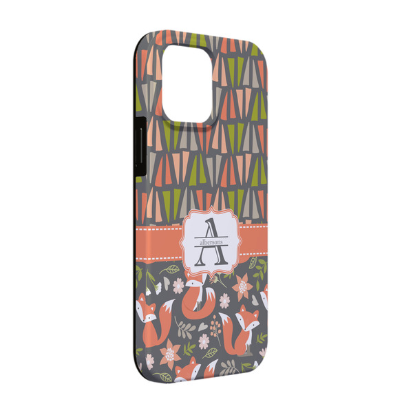 Custom Fox Trail Floral iPhone Case - Rubber Lined - iPhone 13 (Personalized)