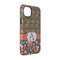 Fox Trail Floral iPhone 14 Pro Tough Case - Angle