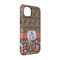 Fox Trail Floral iPhone 14 Tough Case - Angle
