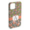 Fox Trail Floral iPhone 15 Plus Case - Angle