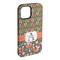Fox Trail Floral iPhone 15 Pro Max Tough Case - Angle