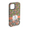 Fox Trail Floral iPhone 15 Pro Tough Case - Angle