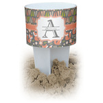 Fox Trail Floral Beach Spiker Drink Holder (Personalized)