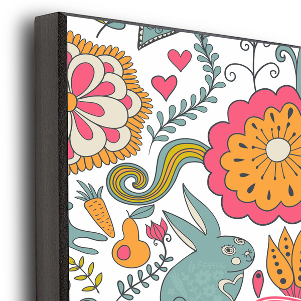 Wild Garden 11x14 Wood Print - Closeup