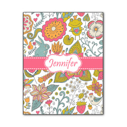 Wild Garden Wood Print - 11x14 (Personalized)