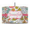 Wild Garden 12" Drum Pendant Lamp - Fabric (Personalized)