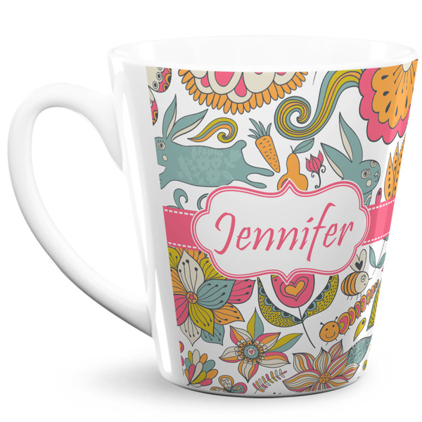 Custom Wild Garden 12 Oz Latte Mug (Personalized)