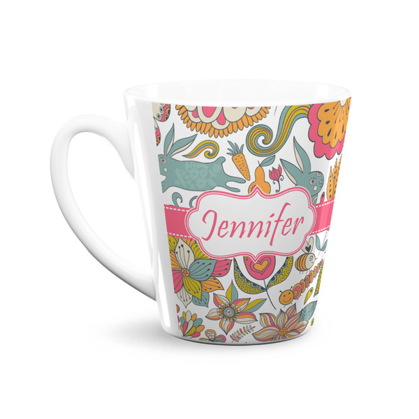 Wild Garden 12 Oz Latte Mug - Front