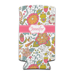 Wild Garden Can Cooler (tall 12 oz) (Personalized)