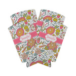 Wild Garden Can Cooler (tall 12 oz) - Set of 4 (Personalized)