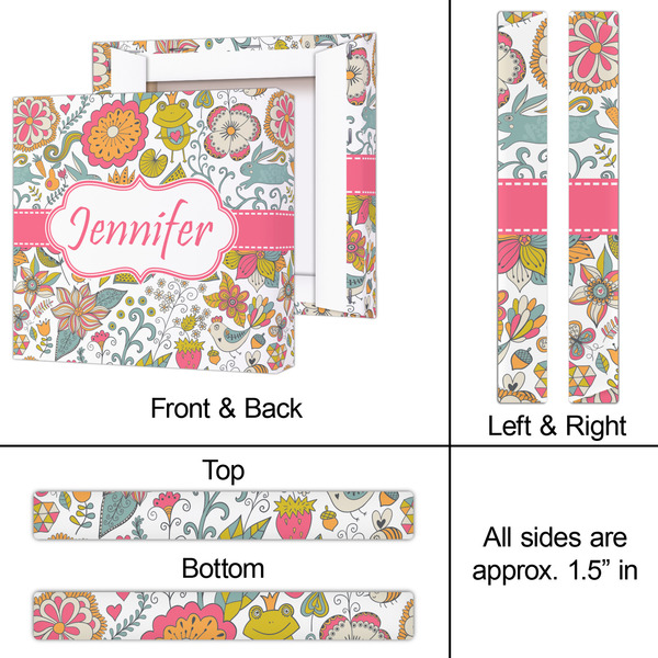 Wild Garden 12x12 - Canvas Print - Approval