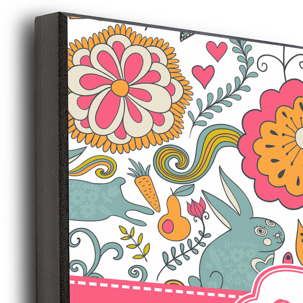 Wild Garden 12x12 Wood Print - Closeup