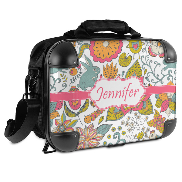 Custom Wild Garden Hard Shell Briefcase (Personalized)