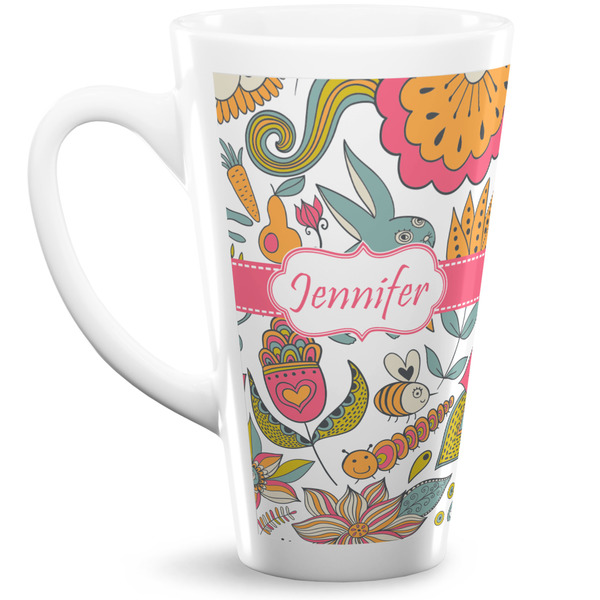 Custom Wild Garden 16 Oz Latte Mug (Personalized)