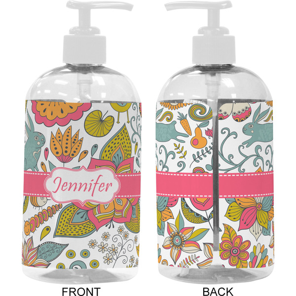 Wild Garden 16 oz Plastic Liquid Dispenser- Approval- White