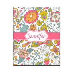 Wild Garden Wood Print - 16x20 (Personalized)