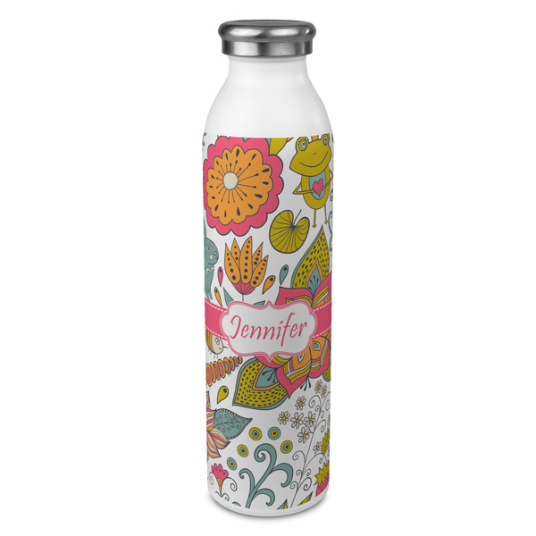 Custom Wild Garden 20oz Stainless Steel Water Bottle - Full Print (Personalized)