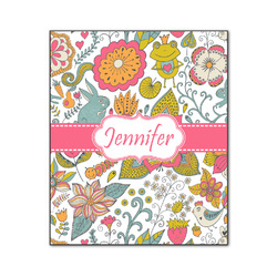 Wild Garden Wood Print - 20x24 (Personalized)