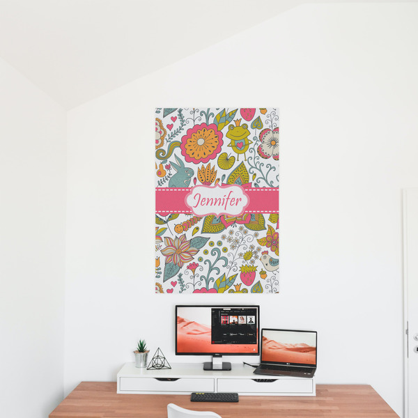 Wild Garden 24x36 - Matte Poster - On the Wall