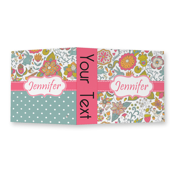 Wild Garden 3 Ring Binders - Full Wrap - 2" - OPEN OUTSIDE