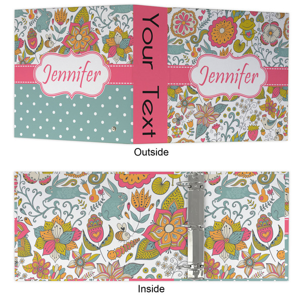 Wild Garden 3 Ring Binders - Full Wrap - 3" - APPROVAL