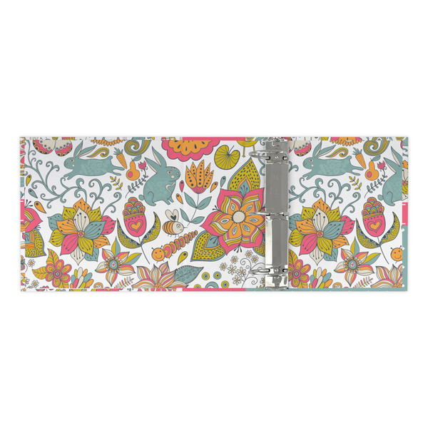 Wild Garden 3 Ring Binders - Full Wrap - 3" - OPEN INSIDE