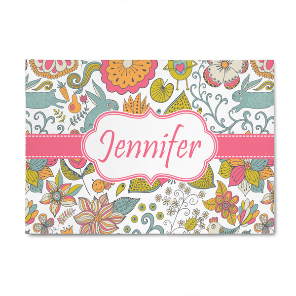 Custom Wild Garden 4' x 6' Indoor Area Rug (Personalized)