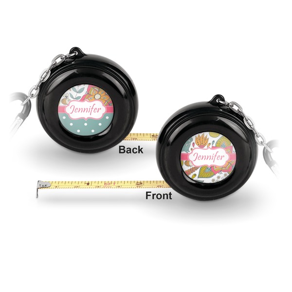 Wild Garden 6-Ft Pocket Tape Measure with Carabiner Hook - Front and Back