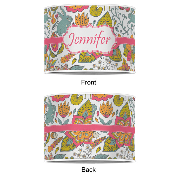 Wild Garden 8" Drum Lampshade - APPROVAL (Poly Film)