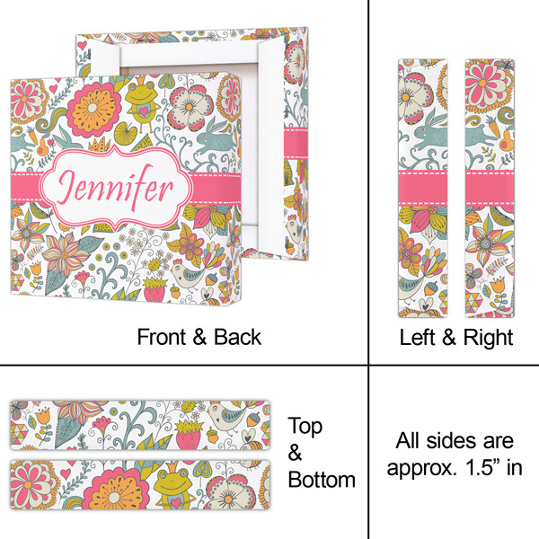 Wild Garden 8x8 - Canvas Print - Approval