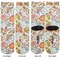Wild Garden Adult Crew Socks - Double Pair - Front and Back - Apvl