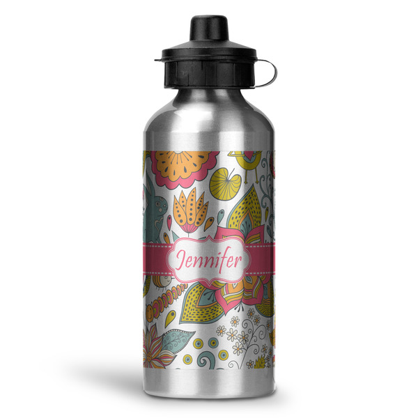 Custom Wild Garden Water Bottle - Aluminum - 20 oz (Personalized)