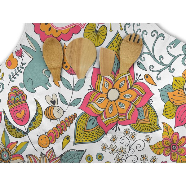 Wild Garden Apron - Pocket Detail with Props