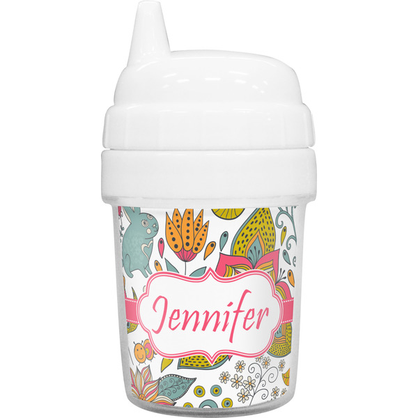 Custom Wild Garden Baby Sippy Cup (Personalized)