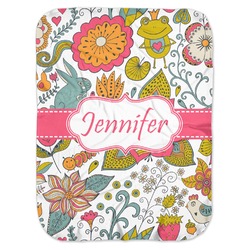 Wild Garden Baby Swaddling Blanket (Personalized)
