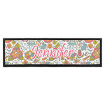 Wild Garden Bar Mat - Large (Personalized)
