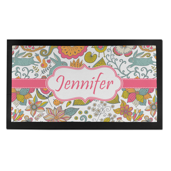 Custom Wild Garden Bar Mat - Small (Personalized)