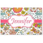 Wild Garden Woven Mat (Personalized)