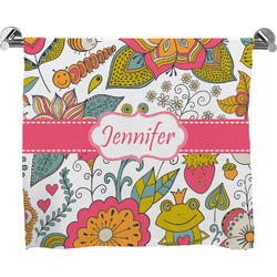 Wild Garden Bath Towel (Personalized)