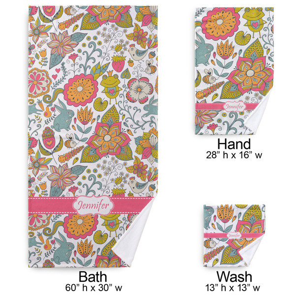 Wild Garden Bath Towel Sets - 3-piece - Approval